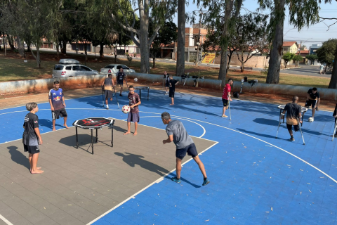 Treino de Foot Table em Cosmópolis visa promover a modalidade e formar novos praticantes