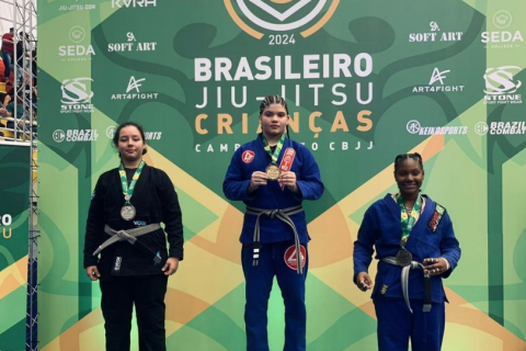 Jovem atleta de Cosmópolis conquista Campeonato Brasileiro de Jiu-Jitsu 2024